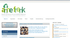 Desktop Screenshot of anne-frank-realschule-montabaur.de